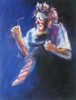 Die Fluse, 2004, Pastell/Pap., 70/50 cm